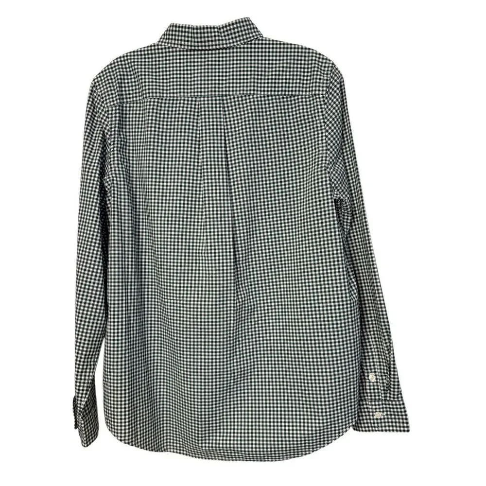 Ralph Lauren Natural Stretch Gingham Btn Dwn Shirt Green/White Boys XL 18-20